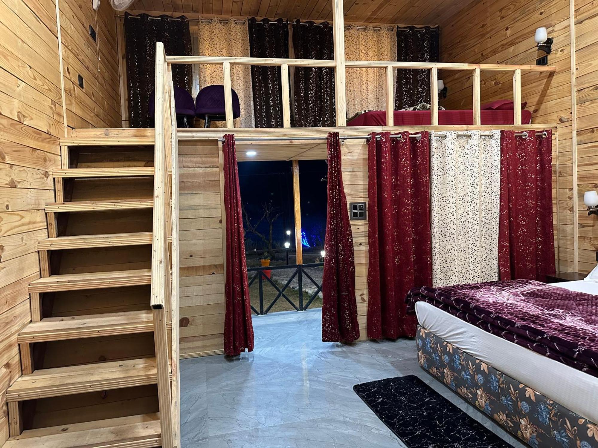 Cabana Riverside Resort - Kainchi Dham Nainital Exteriör bild